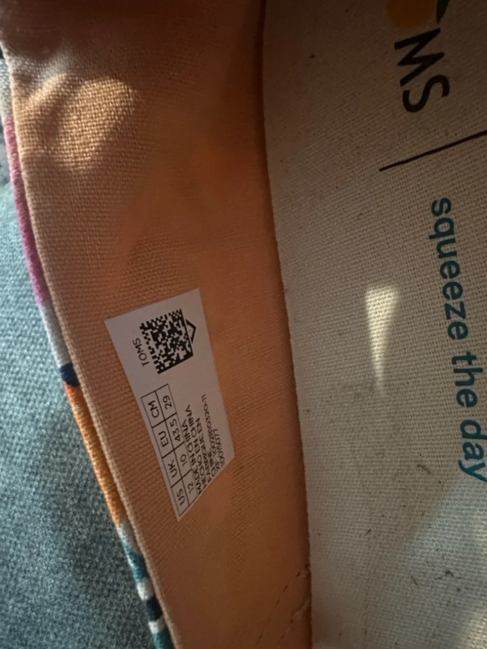 Toms Women's Canvas Espadrilles in Pink & Orange Fruit Print